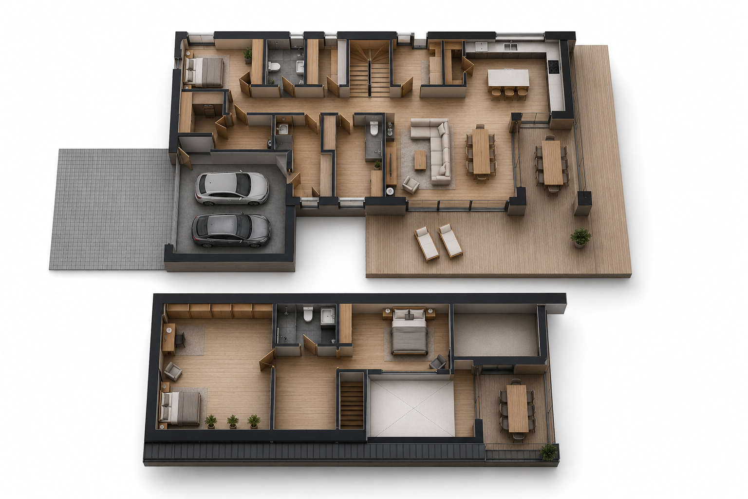 BARN 128 Plānojums