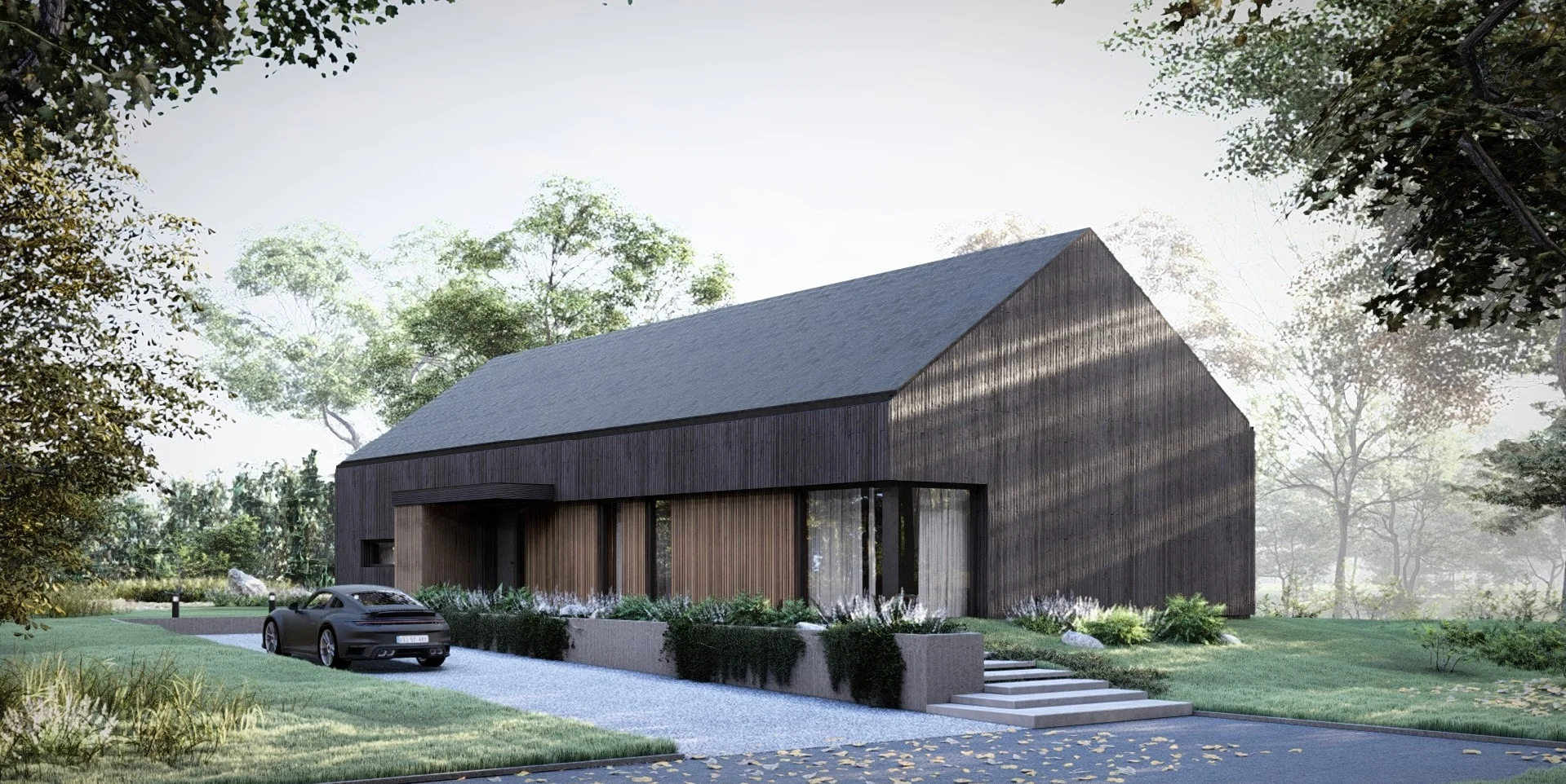 VILLA 140 ieejas zona ar piebraucamo ceļu